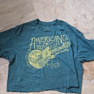 Sonoma American Rock Fest Kids T-Shirt - Teal and Yellow